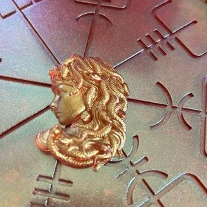 Medusa talisman poured resin handcrafted